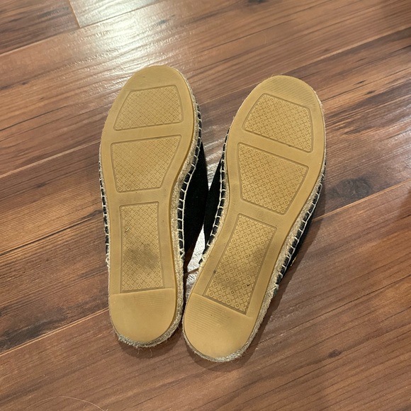 Tory Burch black espadrille slides - Picture 6 of 8